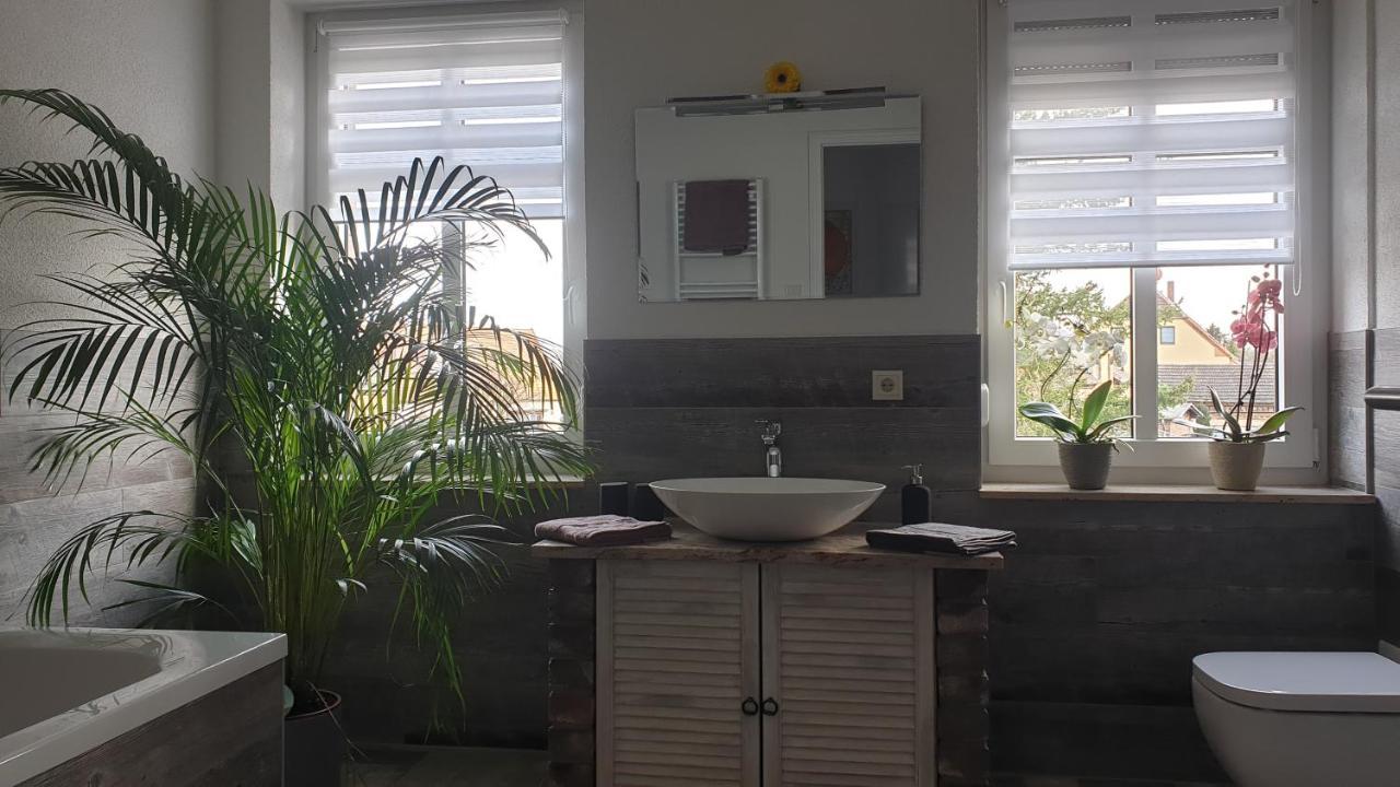 גרוסרשן Seensucht & Urlaubstraeume, Ferienwohnung "Seerose" מראה חיצוני תמונה